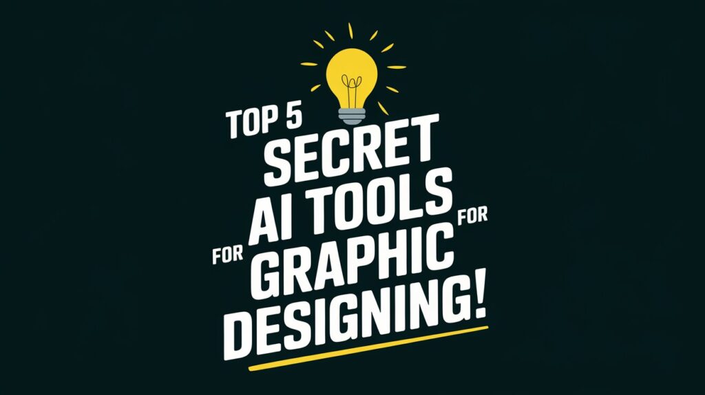 top 5 AI tools for graphic designing