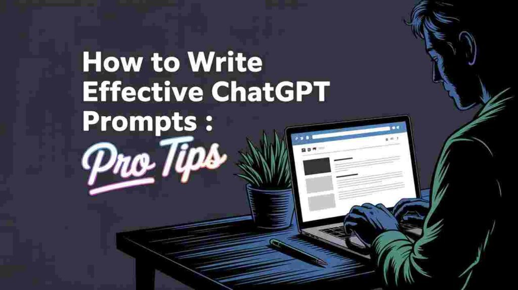 How to write effective ChatGPT prompts